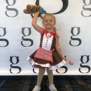 Gingerbread Ballet Dress and Hair Bow